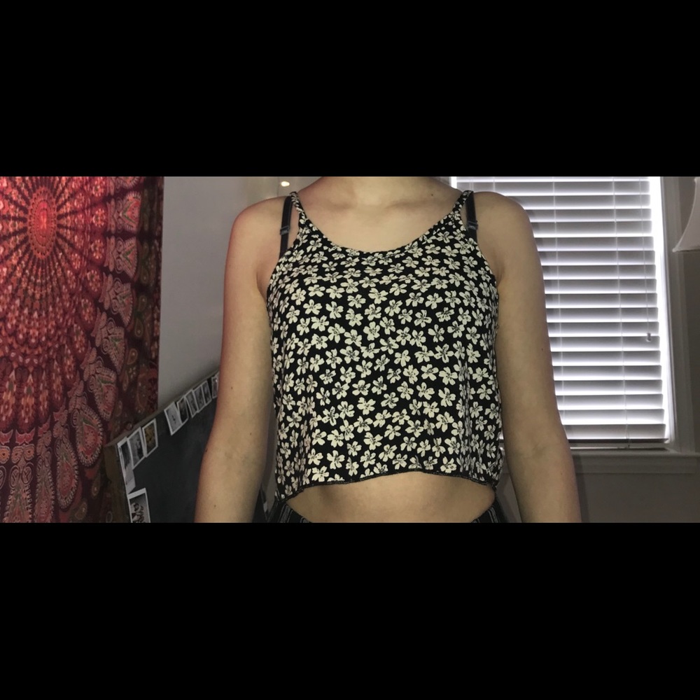 floral brandy tank